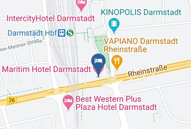 Darmstadt - Maritim Hotel Darmstadt Maps