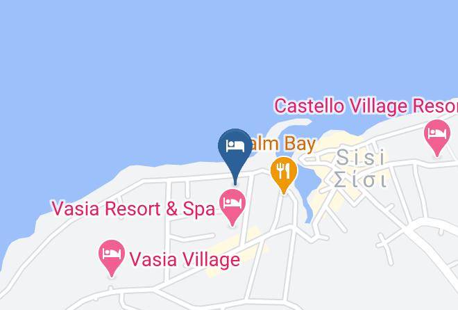 Lasithi - Maritimo Beach Hotel Maps