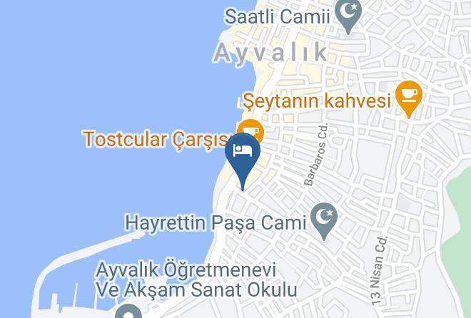 Ayvalik - Marjolaine Hotel Maps