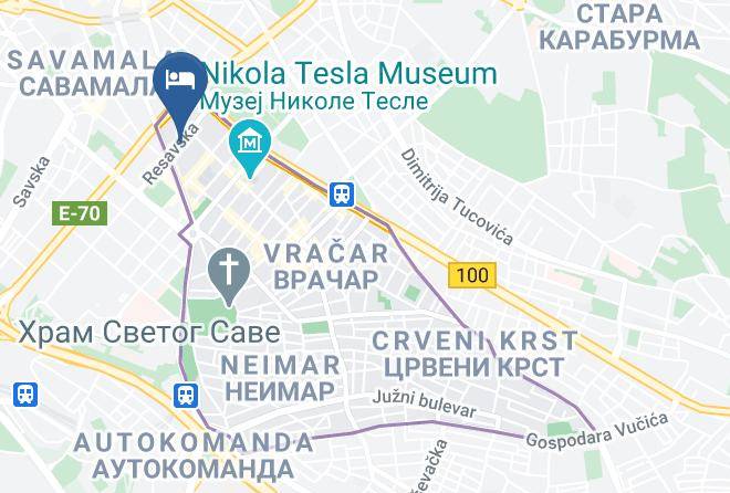 Belgrade City - Mark Hotel Belgrade Maps