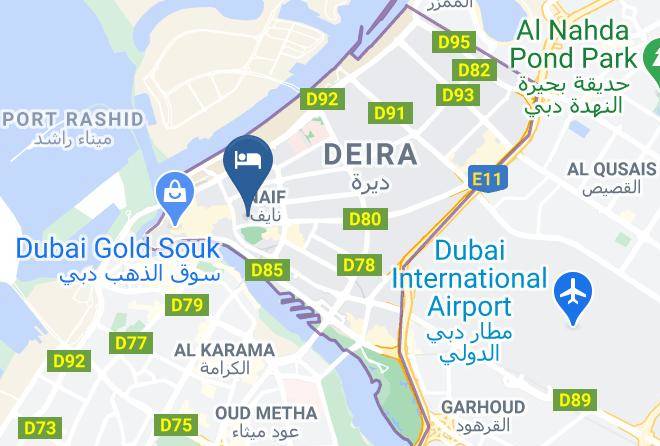 Dubai - Mark Inn Hotel Deira Maps