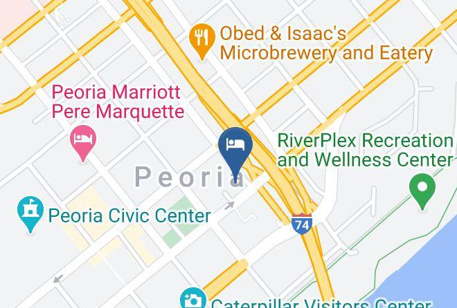 Peoria - Mark Twain Hotel Maps