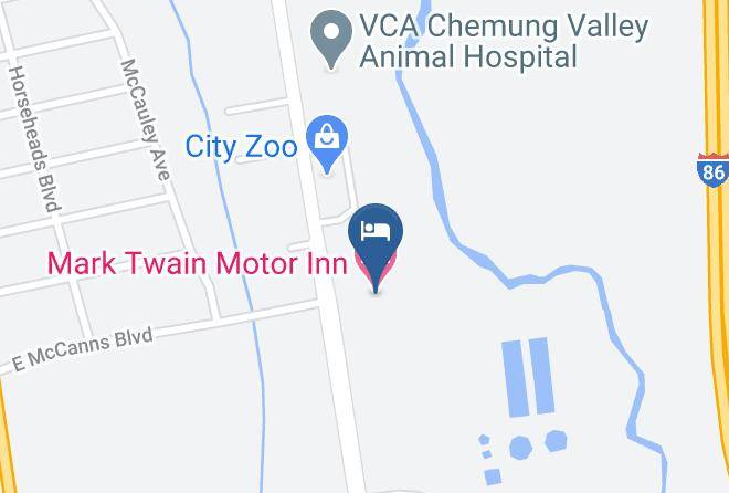 Chemung - Mark Twain Motor Inn Maps