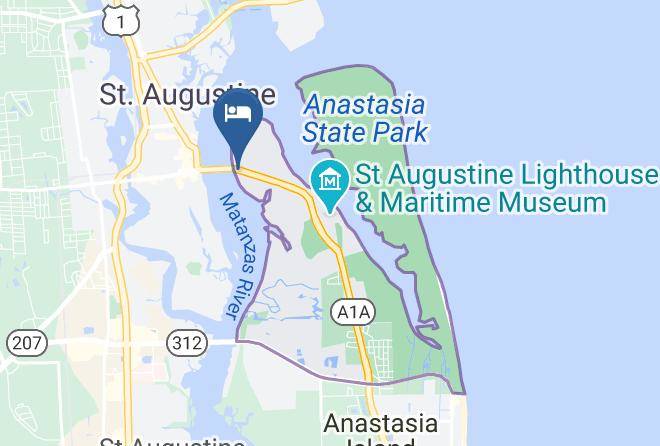 St Johns - Marker 8 Hotel & Marina Maps