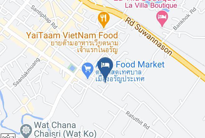 Amphoe Aranyaprathet - Market Hotel Maps