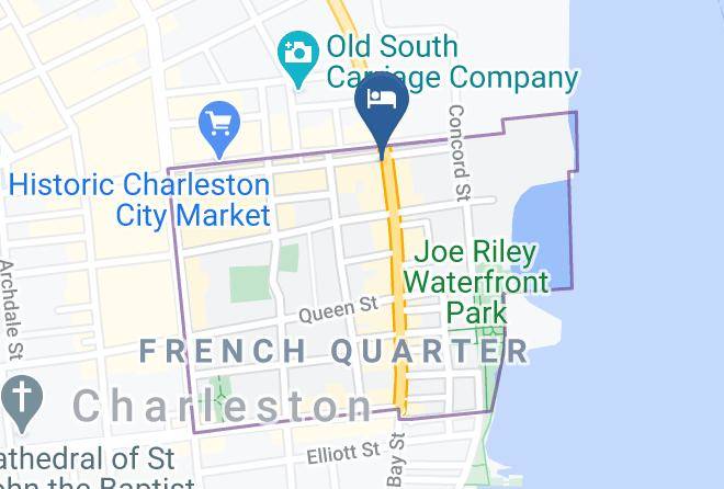 Charleston - Market Pavilion Hotel Maps