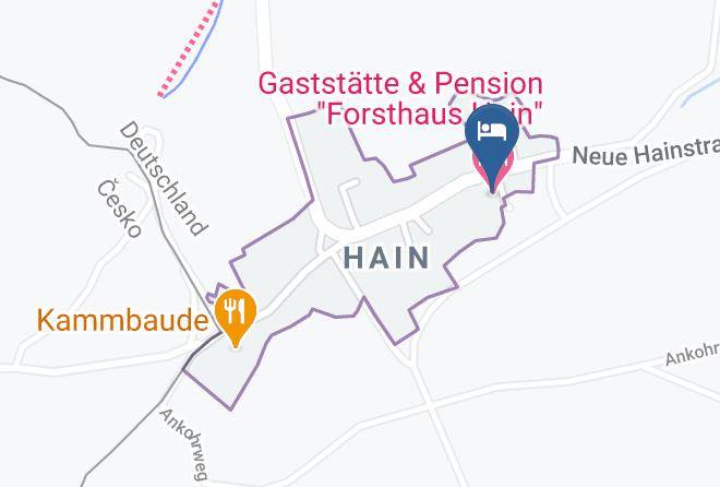 Gorlitz - Marko Prinke Gaststatte & Pension Forsthaus Hain Maps