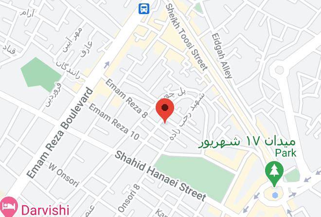 Birjand - Marmar Hotel Maps