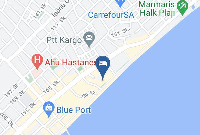 Marmaris - Marmaris Beach Hotel Maps