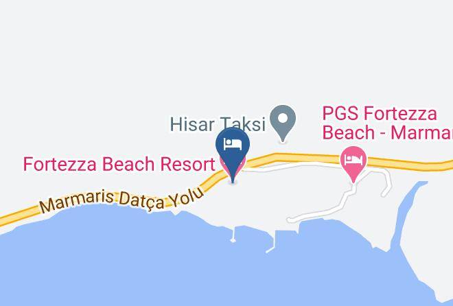 Karaca - Fortezza Beach Resort Hotel Maps