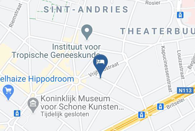 Antwerp - Marnix Bed And Breakfast Maps