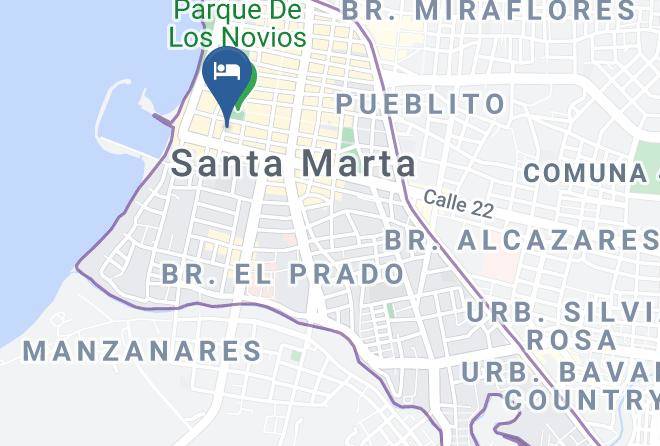 Santa Marta - Marovi Hotel Maps