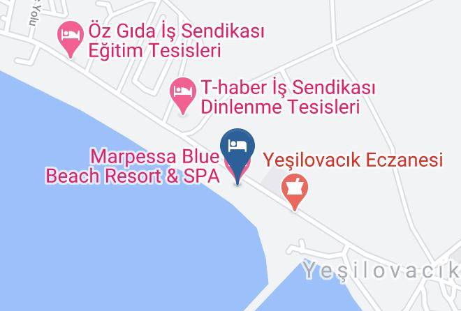 Silifke - Marpessa Blue Beach Resort & Spa Hotel Maps