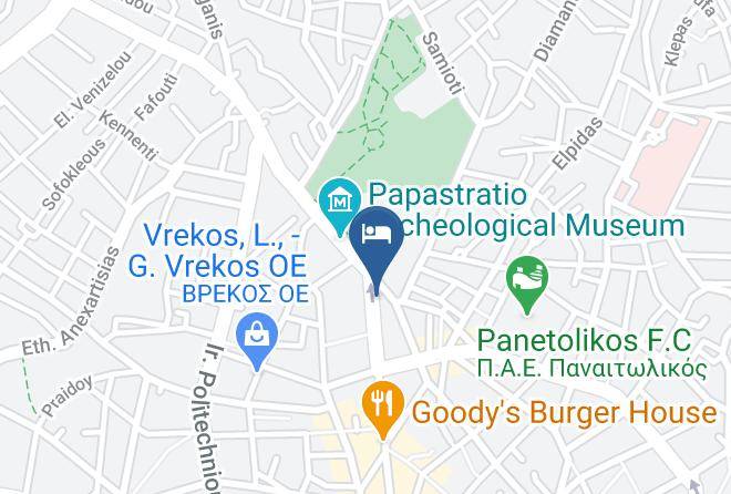 Aitolia And Akarnania - Marpessa Hotel Maps