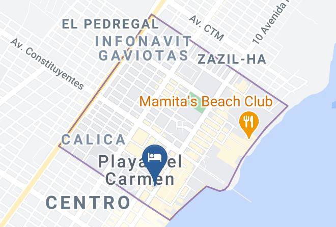 Solidaridad - Marquee Playa Hotel Maps