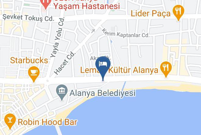 Alanya - M C A Marquis Hotel Maps