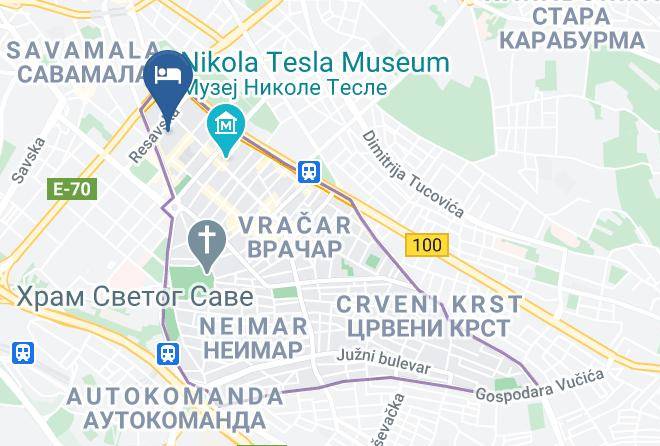Belgrade City - Marquise Hotel Maps