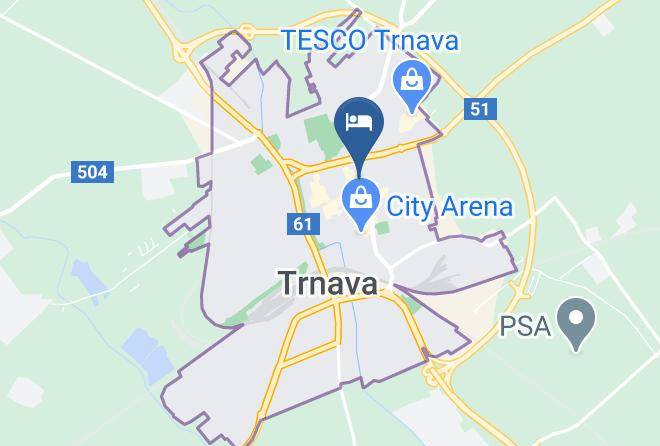 Trnava - Penzion Marriot Maps