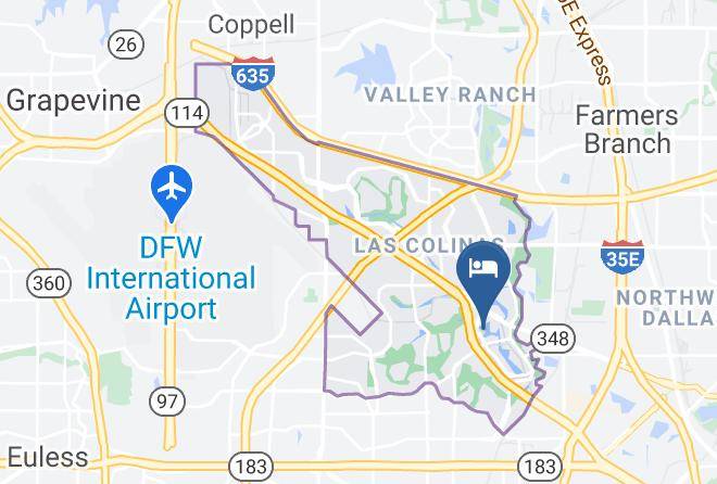 Dallas - Marriott Dallas Las Colinas Maps