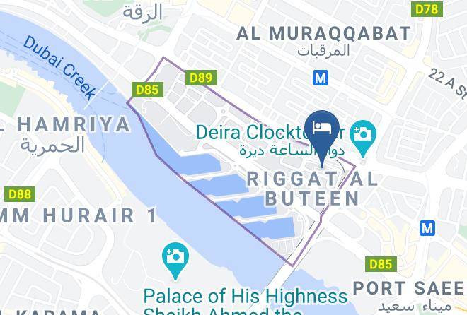 Dubai - Marriott Executive Apartments Dubai Creek Maps