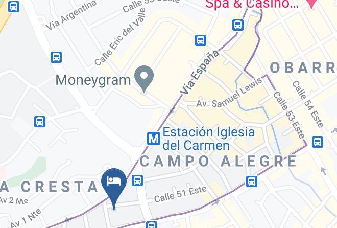 Bella Vista - Marriott Executive Apartments Panama City Finisterre Maps