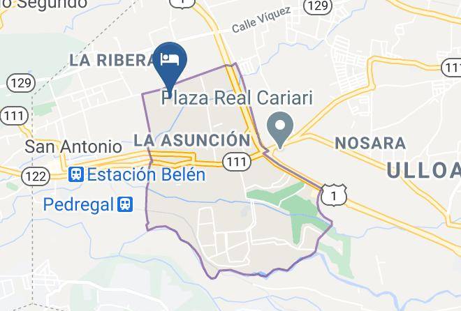 Marriott Hotel Ribera De Belen Map