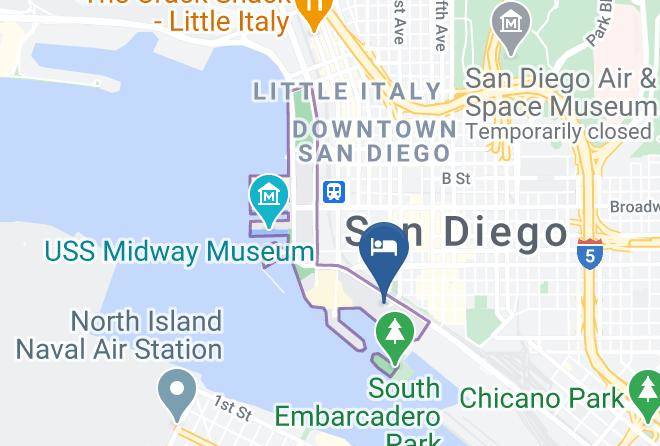 Marriott Marquis San Diego Marina Map