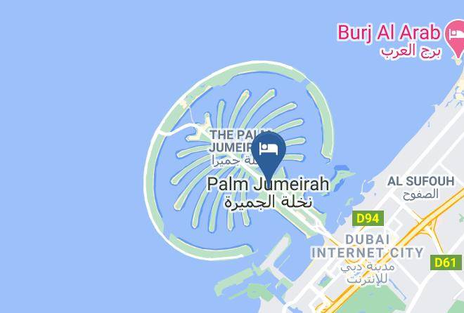 Marriott Resort Palm Jumeirah Dubai Map