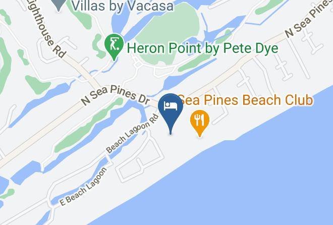 Beaufort - Marriott's Monarch At Sea Pines Maps