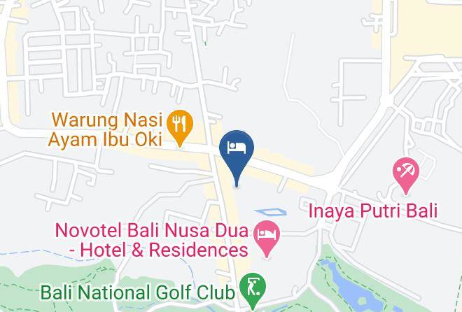 Marriotts Bali Nusa Dua Gardens Map