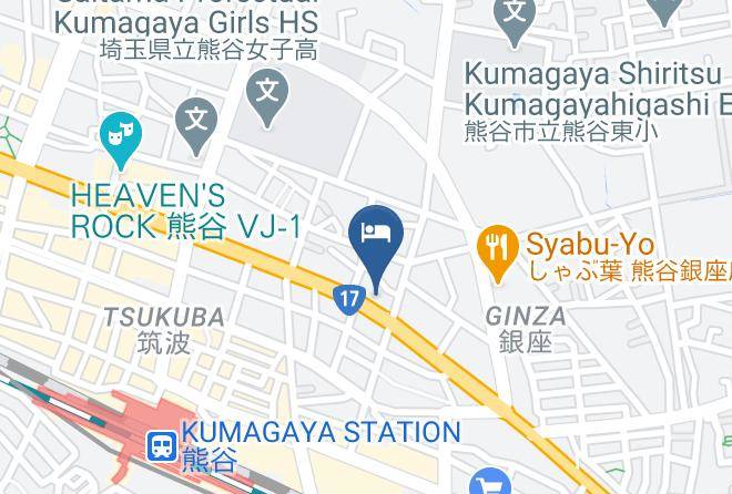 Kumagaya City - Marroad Inn Kumagaya Maps