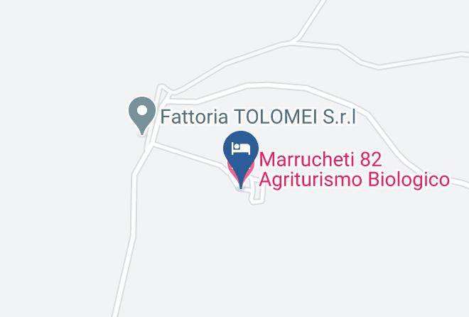 Grosseto - Marrucheti 82 Agriturismo Biologico Maps
