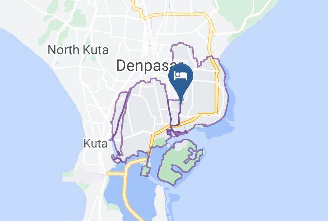 Denpasar - Mars City Hotel Maps
