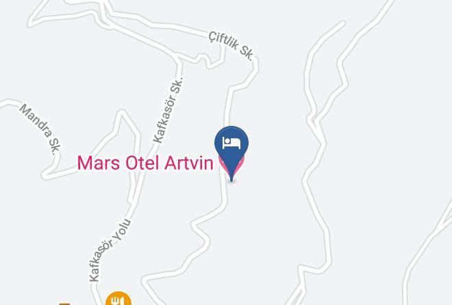 Artvin Baloglu - Mars Otel Artvin Maps
