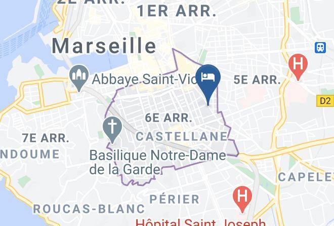 Bouches Du Rhone - Marseille Location Design Maps