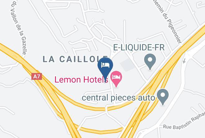 Bouches Du Rhone - Marseille Sud Hotel Maps