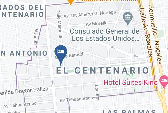 Hermosillo - Marsella 45 Hotel Maps