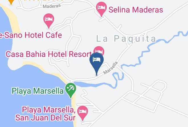 San Juan Del Sur - Marsella Valley Nature Center Maps