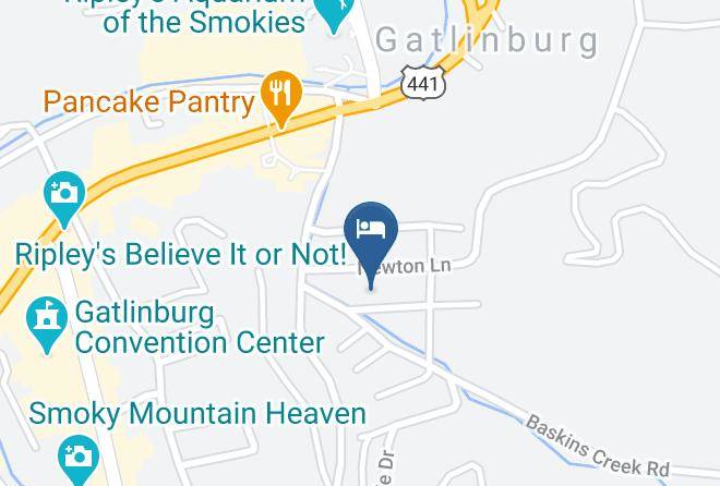Sevier - Marshall's Creek Rest Motel Maps