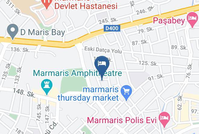 Marmaris - Marsyas Hotel Maps