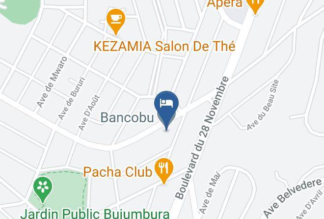 Bujumbura - Martha Hotel Maps