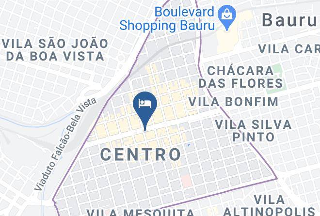 Bauru - Martha Office Hotel Maps