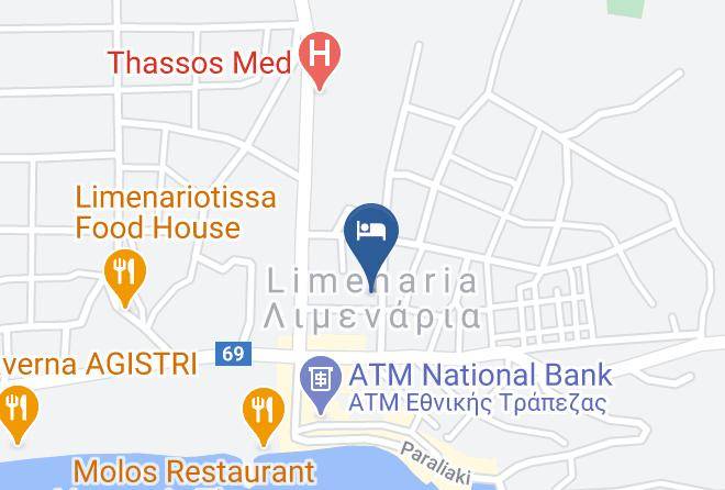 Thasos - Marti Beach Maps