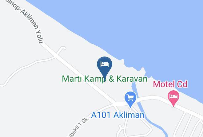 Sinop - Marti Kamp & Karavan Maps