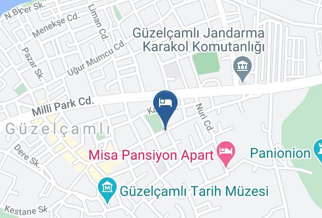 Guzelcamli - Marti Pansiyon Maps