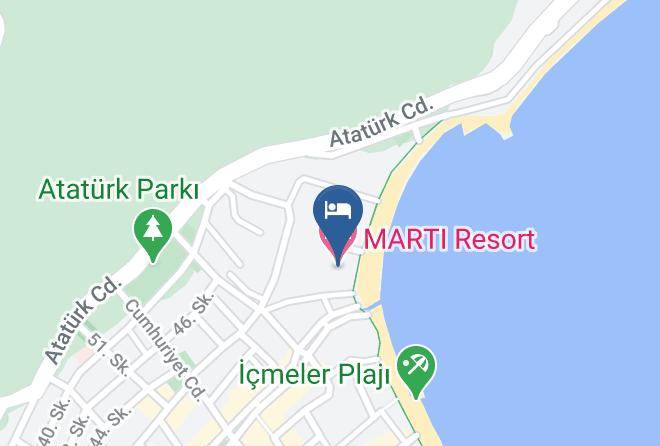 Marti Resort Hotel Map