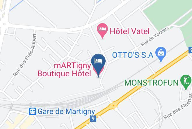 Martigny Boutique Hotel Map