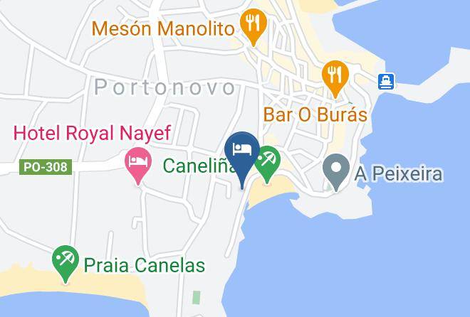 Pontevedra - Hotel Martin Esperanza Maps