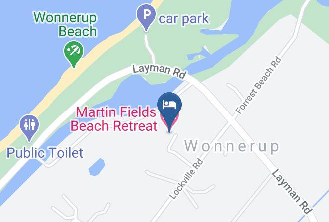 Busselton - Martin Fields Beach Retreat Maps