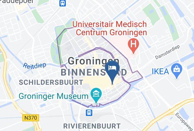 Groningen Groningen Centrum - Martini Hotel Maps